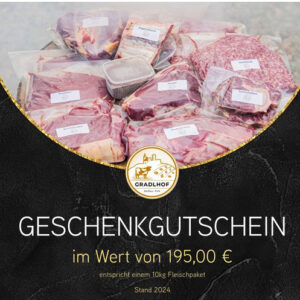 Gutschein 10kg Mischfleischpaket